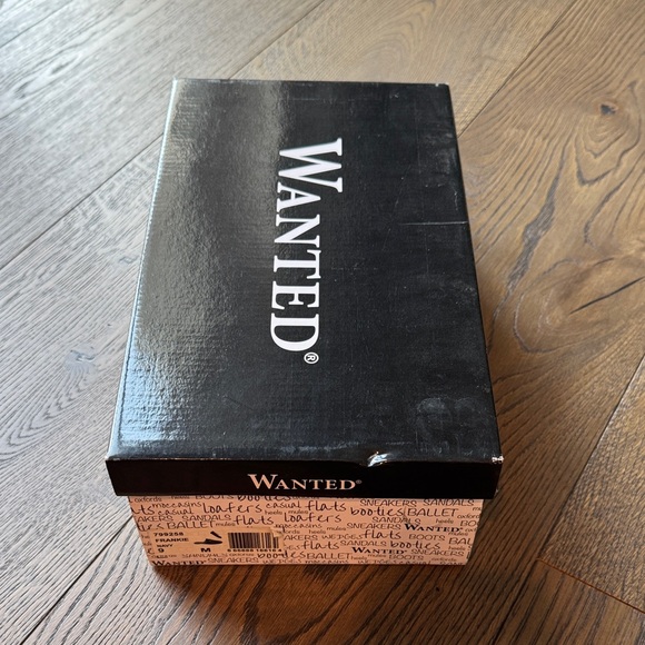 Wanted Womens Navy Velvet Slip-On Loafers - Picture 7 of 7